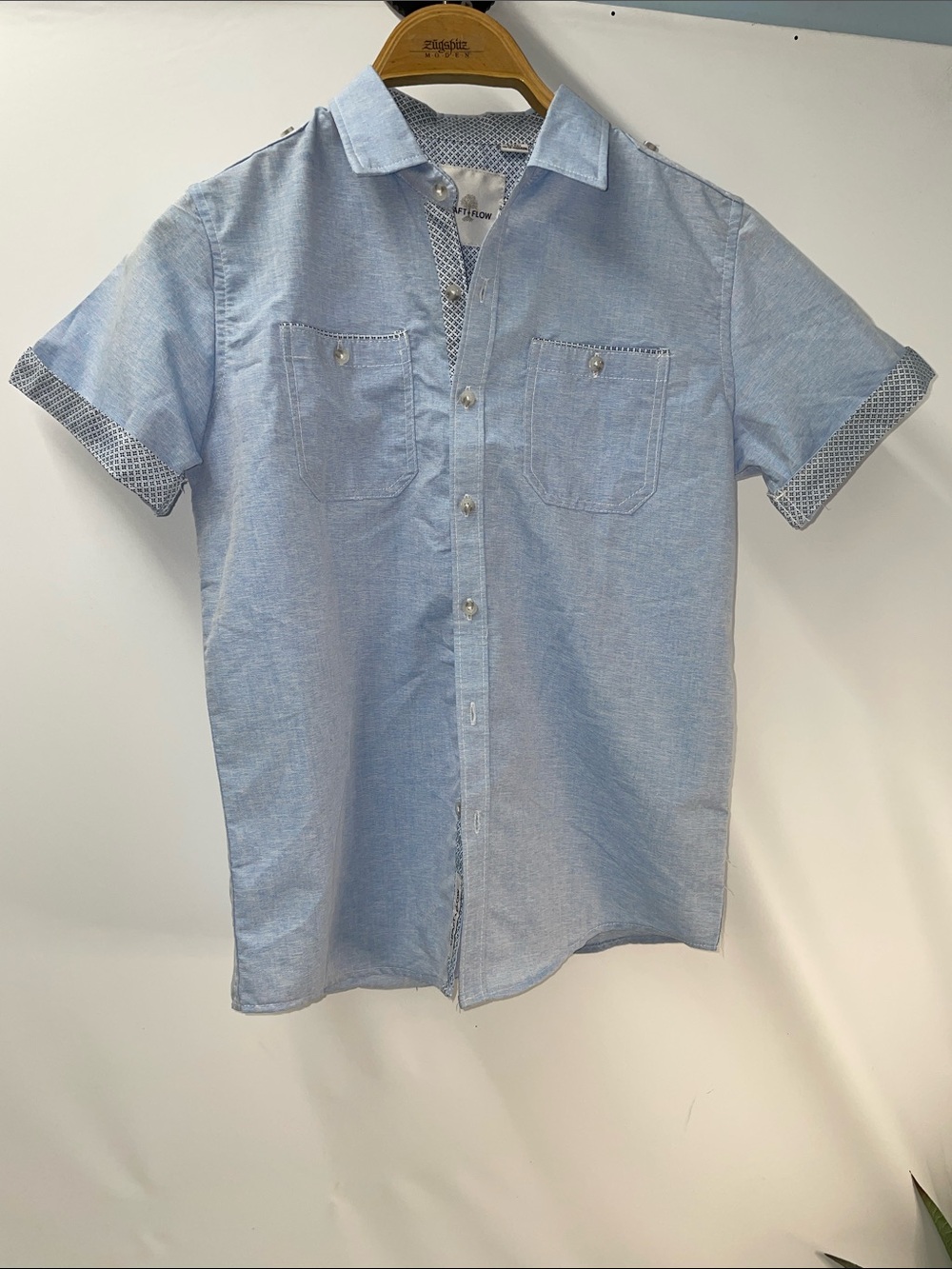 CRAFT + FLOW SHORT SLEEVE CASUAL DRESS SHIRT FTL-06-146